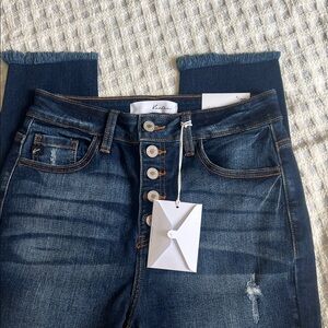 KanCan High Rise Dark Blue Jeans